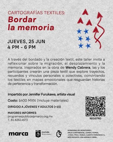 Cartografías textiles: bordar la memoria - MUSEO MARCO