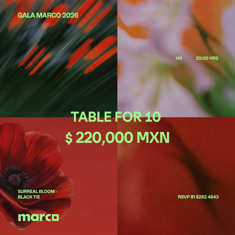 GALA MARCO 2026 - MESA - MUSEO MARCO